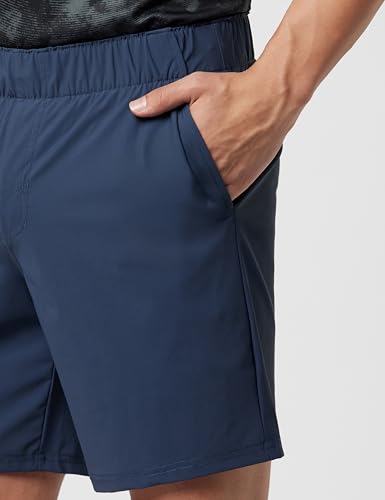 Image of Skechers Men Gostretch Ultra 7 Inch Black Charcoal Shorts