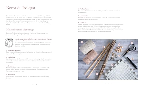 Das Makramee Musterbuch: Schritt für Schritt Knoten & Muster lernen – von der Blumenampel bis zum Windlicht – Bild 5