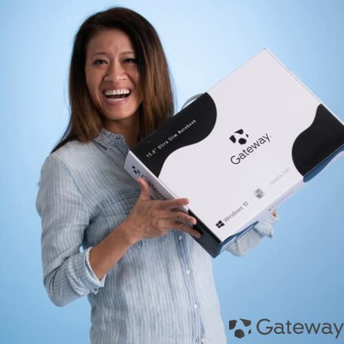 Gateway 15.6" Fhd Ultra Slim Budget Notebook, Intel Pentium Processor(4-Core, Up To 3.1 Ghz), 4Gb Ram, 128Gb Storage, Precision Touchpad, Hdmi, Type-C Windows 10S, Microsoft 365 1 Year, Charcoal Black #TOP5