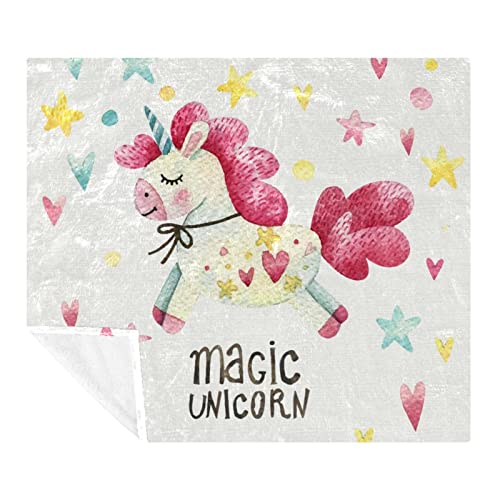 Couverture polaire super douce Magic Unicorn-01 idée cadeau anniversaire - 2
