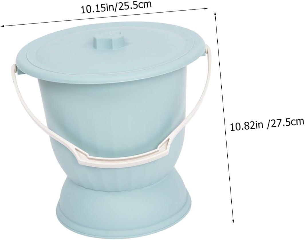 ERINGOGO Portable Urinal Pot Lid Handheld Chamber Pot for Boys and Girls and Adults Easy to Clean Durable Plastic Design for Home Use and Travel for Bedridden and Nighttime Needs