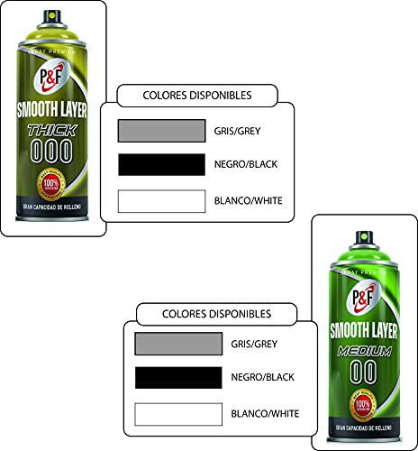 Füller Primer – Hochdeckender Haftgrund – Sprühgrundierung für 3D-Druck – Spachtelmasse für 3D-Druck – PLA-Nachbearbeitung – Universelle Grundierung – Glatte Schichten für 3D-Druck – 400ml