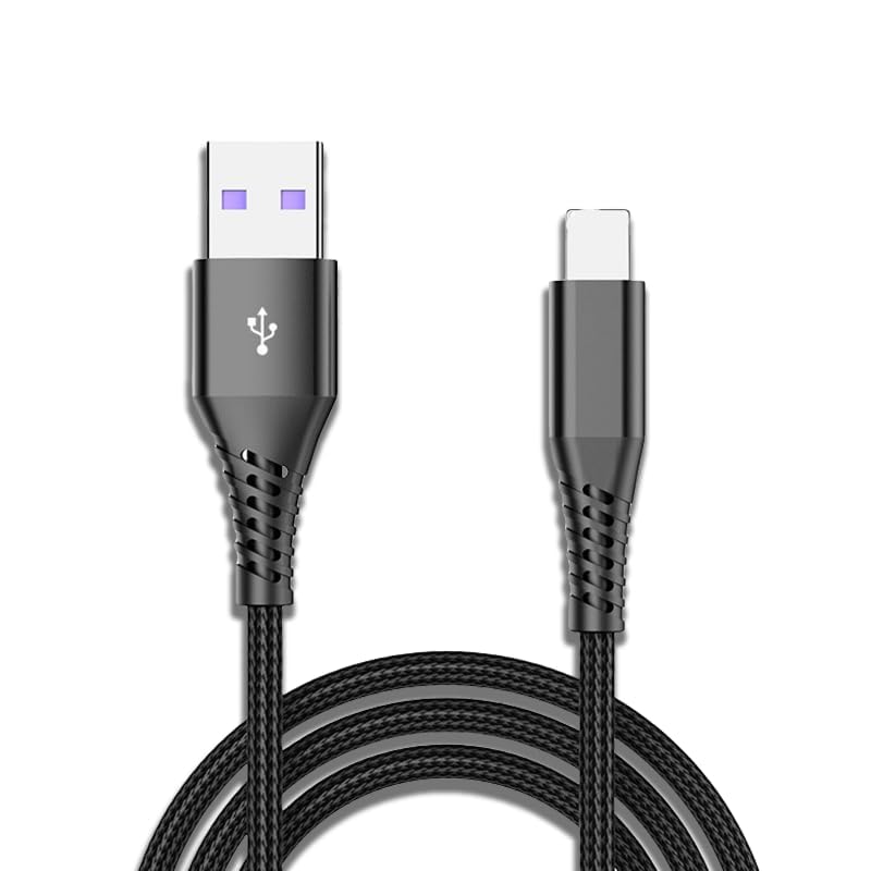 for iPhone Fast Charger 6FT for Lightning to USB Cable Nylon Braided USB Charging Cable High Speed Transfer