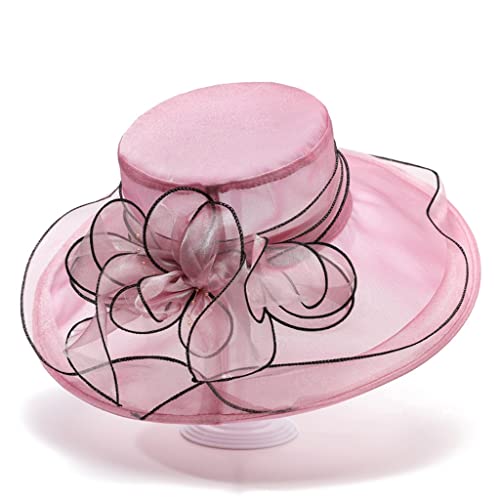 Chapeau de bassin en organza : la capeline d'été haut de gamme pour femme