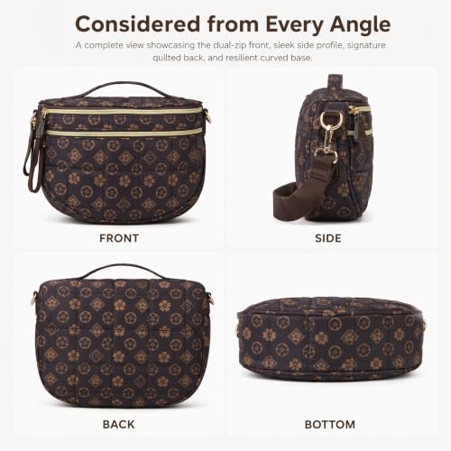Image of Crossbody Purse for Women Small Crossbody Bags Trendy Vegan Leather with Adjustable Shoulder Straps Gift for Mother Wife Mom