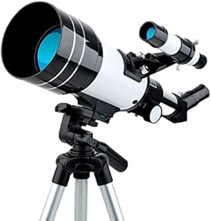 Astronomical Refracting Telescope 150x 70mm Telescope Children's Stargazing Reflection Large Aperture Outdoor High-Power Comes with Phone Holder, Bard Film, Backpack to Observe Moon and Planet