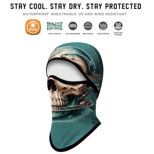 Image of Obacle Balaclava Face Mask Men Women for Sun Protection Motorcycle Fishing Raves