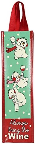 Department 56 6004418 Snowpinions Always Bring Wine Gift Bag, 14" image 4