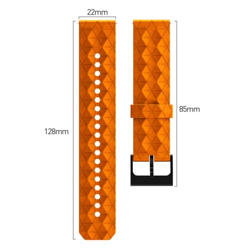 Correa deportiva de silicona 22mm compatible para smartwatch miniatura 4