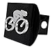 Elektroplate Cycling All Metal Black Hitch Cover for Trucks and SUVs | Fits Standard 2