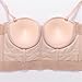 Women's Sexy Glitter Corset Halter Tops Beads Chain Crop Top Vest Party Push Up Bra
