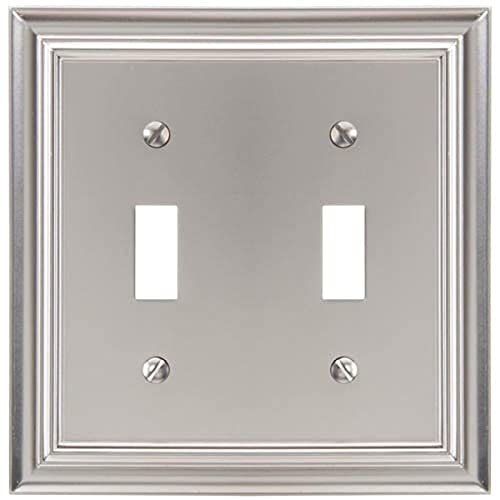 Placa de metal satinado Amerelle de alta resistencia para hogar elegante 2
