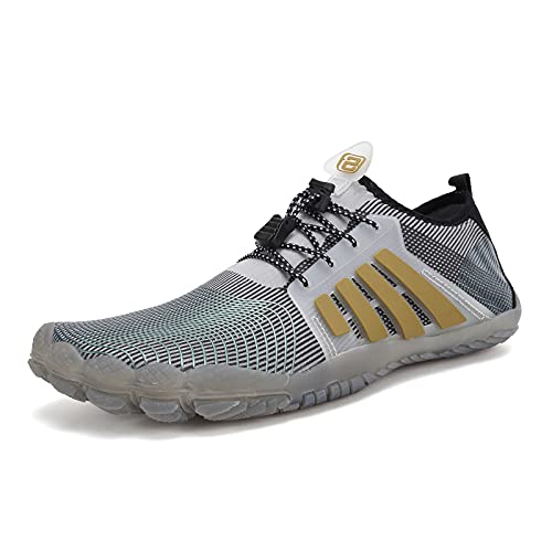 Image of Water Shoes for Men Barefoot Quick-Dry Aqua Sock Outdoor Athletic Sport Shoes for Kayaking, Boating, Hiking, Surfing, Walking