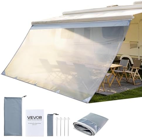 VEVOR Paroi Avant pour Store de Camping-Car de 2x4,3 m, Façade de Store ...