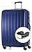 Produktbild HAUPTSTADTKOFFER - Alex - NEU 4 Doppel-Rollen + Gratisartikel Hartschalen-Koffer Koffer Trolley Rollkoffer Reisekoffer, TSA, 75 cm, 119 Liter, Dunkelblau