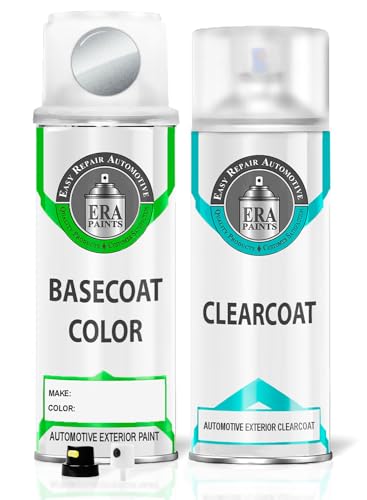 ERA Paints JS/M7432 - Iconic Silver Metallic for FORD Exact Match Automotive Touch Up Paint Spray - Essential Kit