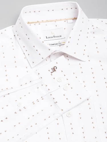 Image of LOUIS STITCH Men's Cotton Regular Fit Shirt (ST-GRP1)