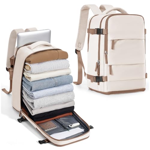 Bjlfs Mochila Viaje Cabina Avion 40x30x20 Ryanair Wizzair Mochila Al Vacío Maleta Equipaje De Mano 40x20x25 Vueling Bolsa De Viaje Hombre Maletas De Viaje Cabina Mochila Portatil,Café De Arroz Ligero Bjlfs Mochila Viaje Cabina Avion 40x30x20 Ryanair Wizzair Mochila Al Vacío Maleta Equipaje De Mano 40x20x25 Vueling Bolsa De Viaje Hombre Maletas De Viaje Cabina Mochila Portatil,Café De Arroz Ligero