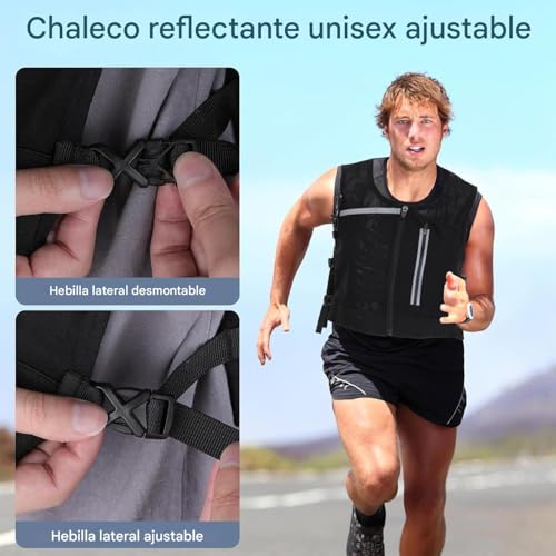 Chaleco ligero de running que evita el rebote de tus pertenencias al entrenar 4