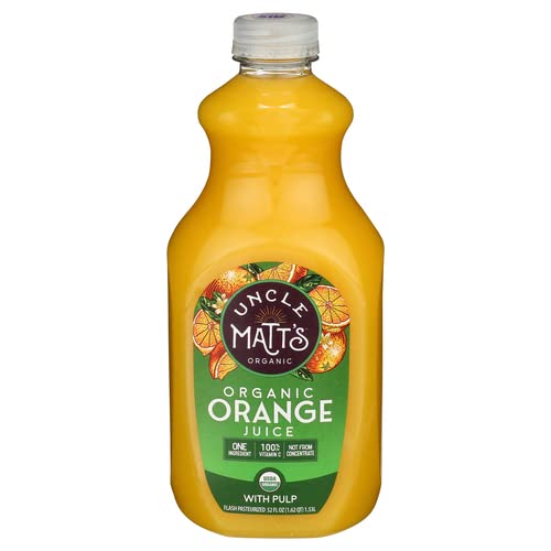 Uuncle Matts, Organic Orange Juice, 52 Fl Oz Bottle