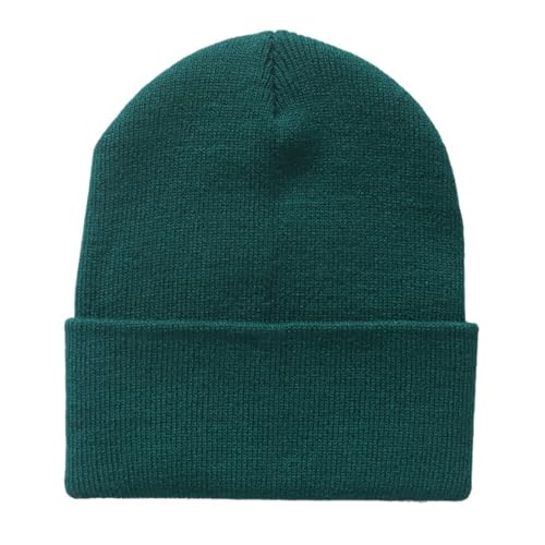 Bonnet tricoté brodé anti-froid élastique pour le sport sans transpiration