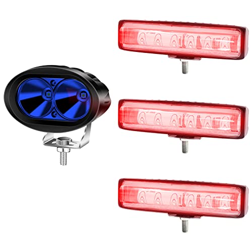 Barra de luz de advertencia para almacén y carretilla elevadora con focos LED 12-80V