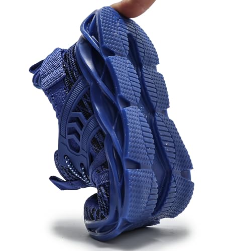 Image of DADAWEN Boys Girls Sneakers Kids Lightweight Breathable Tennis Shoes Strap Running Athletic Shoes for Toddler /Little Kid /Big Kid