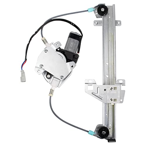 Image of TRQ Rear Left Power Window Regulator & Motor Assembly Drivers Side Compatible with 2001-2005 Honda Civic