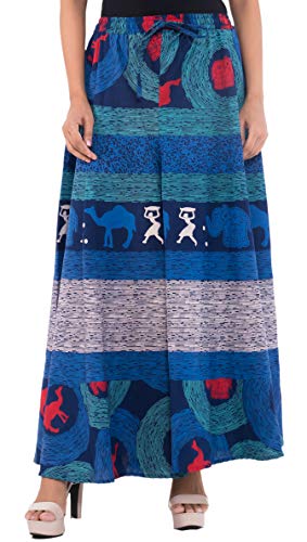Image of Women's Cotton Long Palazzo Pant