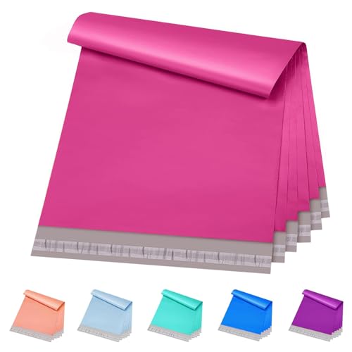 Image of Metronic Poly Mailers 12x15.5 100 Pack Pink Medium Clothing Shipping Bags | Strong Self-Seal Mailers Poly Bags Shipping Envelopes, Thick Mailing Bags Package Bags for Small Business Shipping Supplies