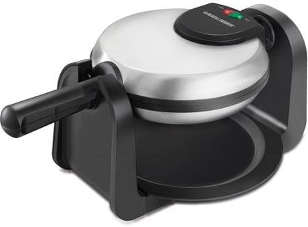 Amazon.com: Black & Decker Rotary Waffle Maker Features a Foldable ...
