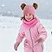 Yolyoo Fashion Winter Beanie Hat for Kids Baby,Knitted Warm Faux Fur Pompom Toddler Hat for Gils Boys White (US, Age, 0 Months, 6 Years, Light Pink)