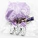 Unpafcxddyig Pom Pom Keychain Faux Rabbit Fur Fluffy Ball Keyring with Initial Letter Key Chain Purple,M