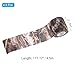 PATIKIL 2in x 14.76ft Camo Tape Wrap, 4 Rolls of Self-Adhesive Camouflage Tape for Hunting Climbing Outdoor Camera Flashlight, Dead Wood