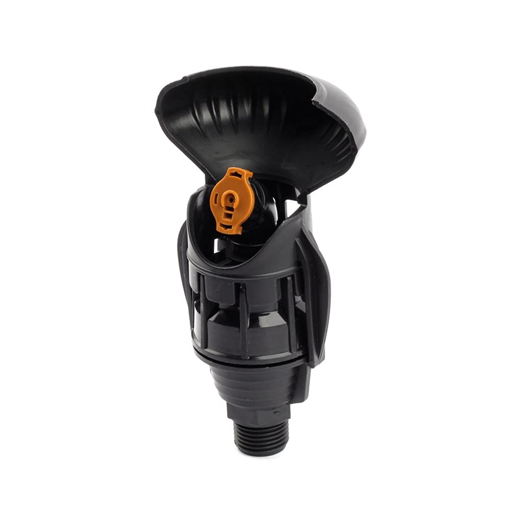 Filetage mâle 1/2" Buse rotative à 180 ° Pulvérisation Longue Distance Arroseurs d'irrigation de pelouse Jardin Pulvérisateurs d'irrigation agricole (Taille : 5PCS) ()