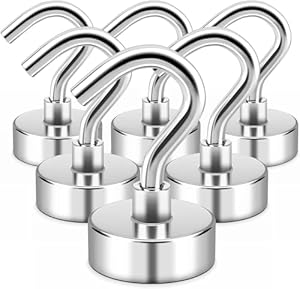 Grtard Magnethaken 6 Stück Silber 10 kg