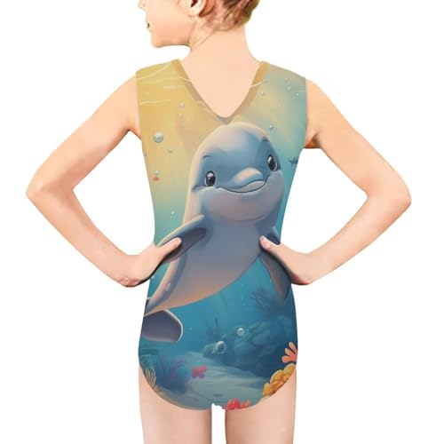 Image of Girls Swimsuit 1 Piece Beach Sport Bathing Suits, Kids Swimwear