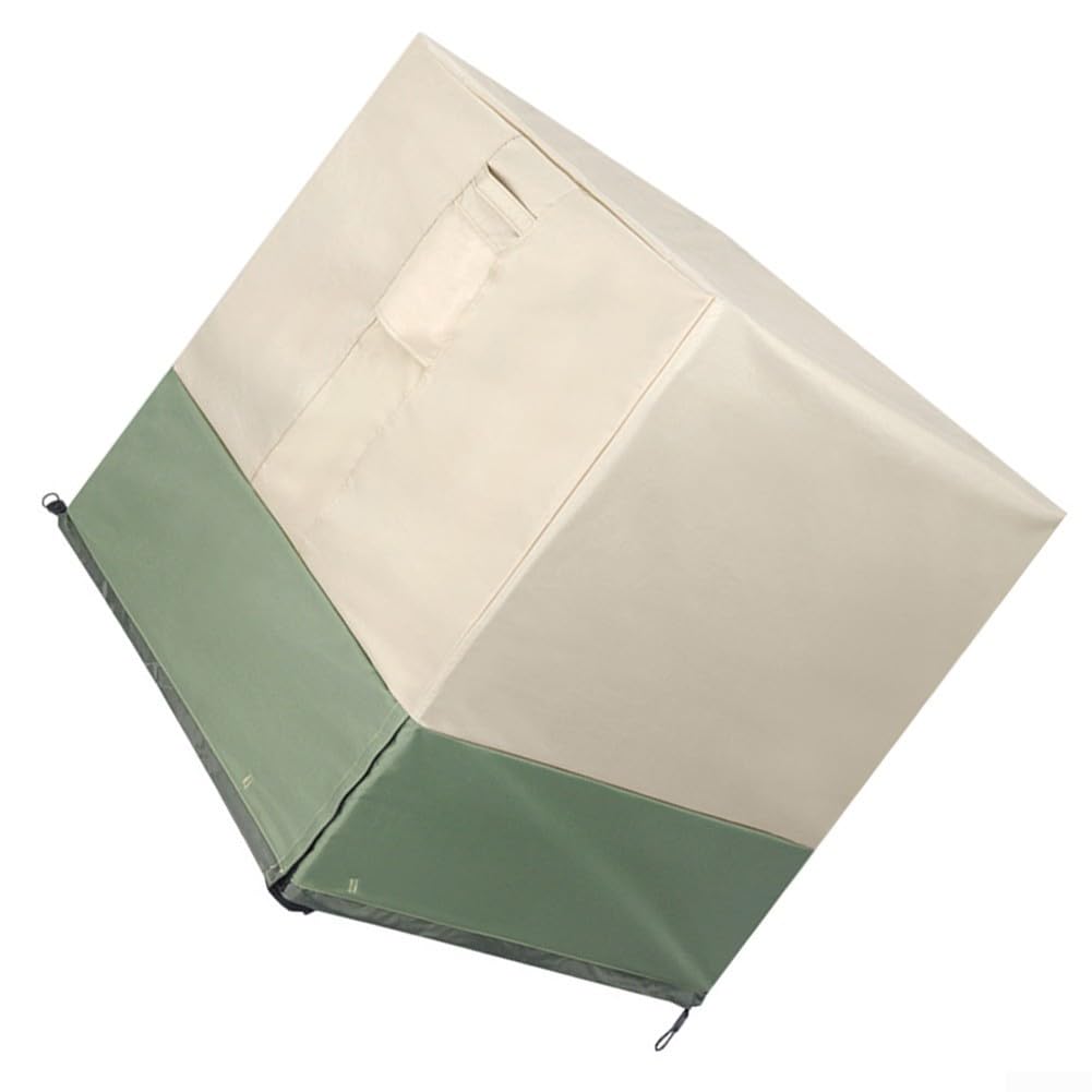 Copertura per unità AC per sistemi di climatizzazione esterni realizzata in tessuto 600D per una protezione costante contro umidità, polvere e stress termico (86,4 x 86,4 x 76,2 cm)