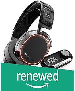 SteelSeries Arctis Pro + GameDAC Gaming Headset - Certified Hi-Res Audio System for PS4 and PC (Renewed)