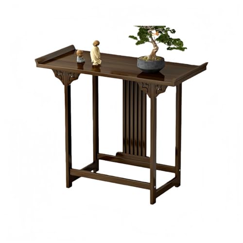 Piultaコンソールテーブル玄関引き出し付き耐荷重環境に優しい防水清潔で丈夫な収納装飾テーブルキー、花瓶、フォトフレーム、ホテル展示棚、現代仏壇アンティーク中国式仏具 (シンプル款,長さ 80cm)