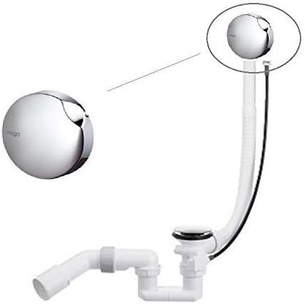 VIEGA SIMPLEX, GERMAN POP UP BATH AND SHOWER TRAY WASTE AND OVERFLOW INC. SWIVEL TRAP