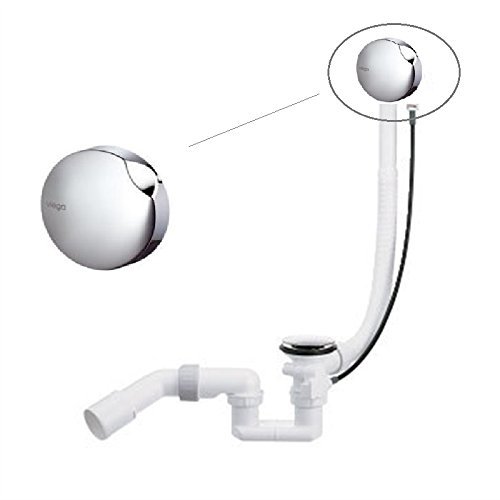 VIEGA SIMPLEX, GERMAN POP UP BATH AND SHOWER TRAY WASTE AND OVERFLOW INC. SWIVEL TRAP