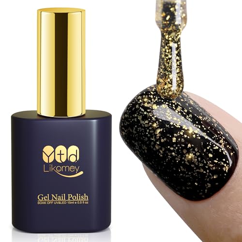 Esmalte en gel Gold Foil Top Coat 15ml miniatura 1