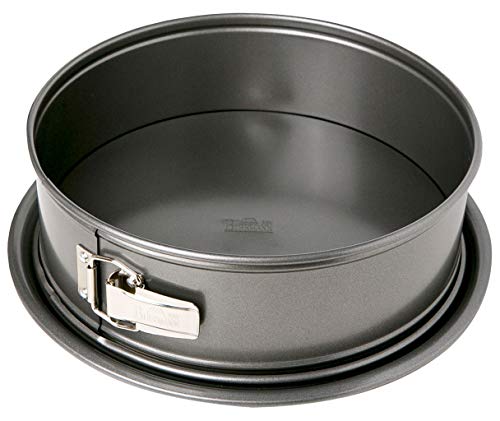 Springform rund – Birkmann – grau, Ø 26 cm, 9 cm hoch, Karbonstahl...