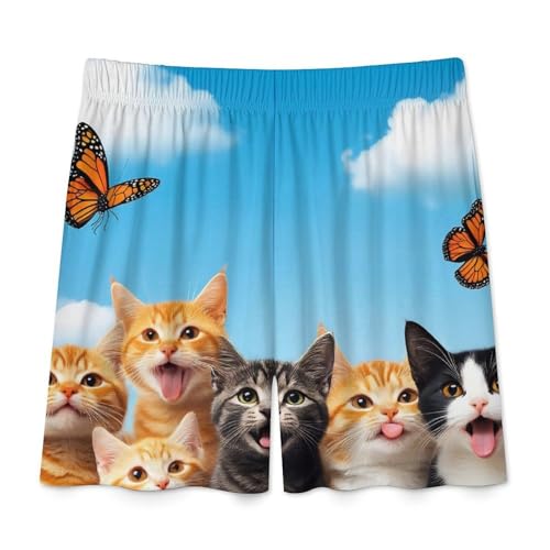 Mens Lounge Pajama Bottom Soft Comfy Sleep Pajama Short Elastic Waistband Breathable Pjs Pants4