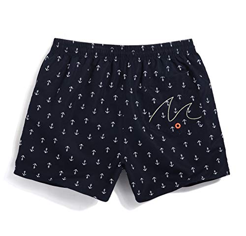 Men's 7“ Swim Trunks with Mesh Liner Quick Dry Bathing Suits Printing3