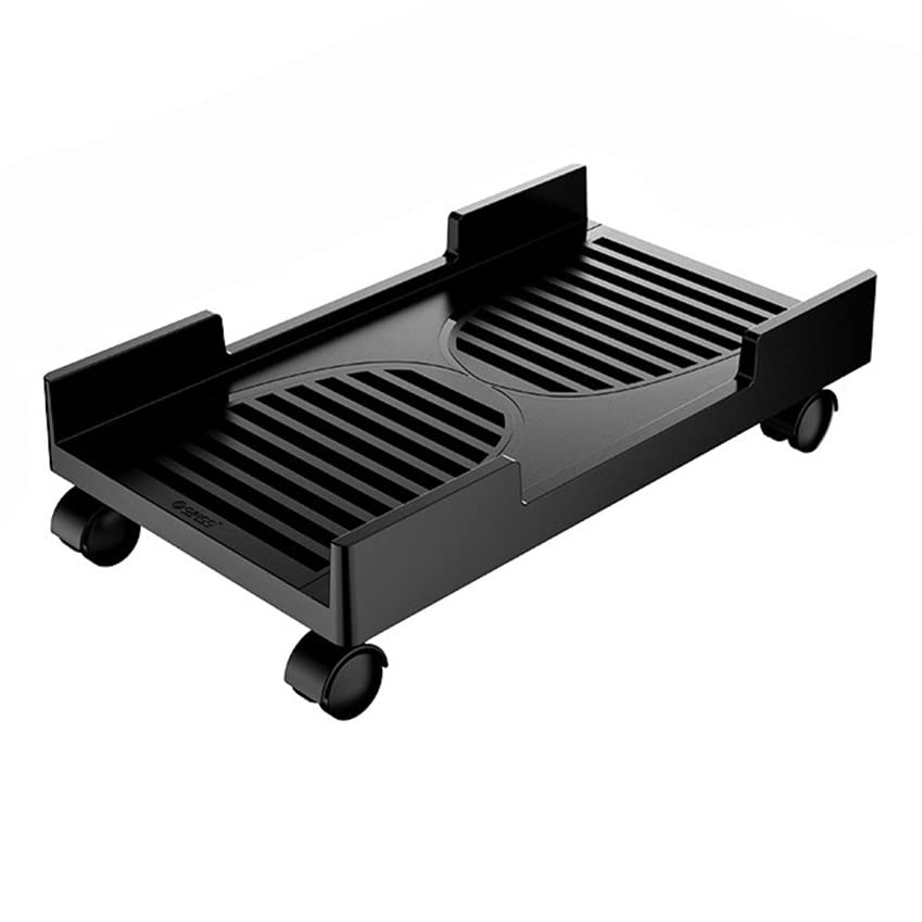 Soporte móvil para torres de PC, base refrigerante para CPU con 4 ruedas giratorias, apto para escritorio miniatura 1