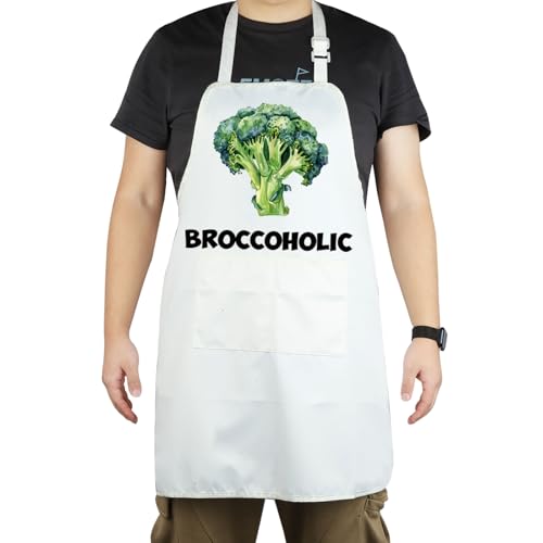 Cadeau végétalien original avec ce tablier brocoli pour herbivore