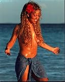 Posterazzi Mariah Carey Close Up Topless In Ocean Photo Print (8 x 10) - Item # MVM54191