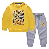 [POLKJMNH] イタリアンブレインロット パジャマ 上下セット 子供 アニメ ゲーム 可愛い 長袖ズボン上下セット部屋着 通気性 着心地よい パジャマセット 120CM